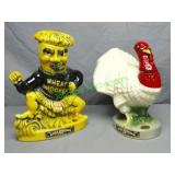 2 Ezra Brooks Turkey & Wichita State Wheat Shocker