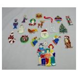 Stained Glass Christmas Ornaments