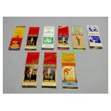"9" Pin-Up Style Matchbook Covers