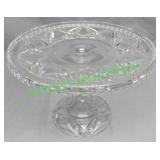 1894-1918 Bev Diamond & Star cake Tarentum Glass