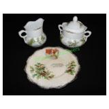 Christmas Antique Advertising C&S and Plate - LOOK