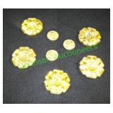 Furniture embellishments made of brass