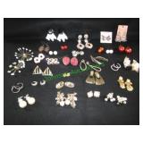 30 Pairs of Pierced Earrings - Lots of Variety