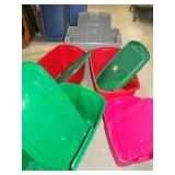 4 Storage Large Size Bins 45 gallon each