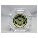 Waterford Glass with Quartz Clock