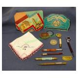 Vint  books of sewing needles, pencils and more