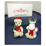 Dept 56 Billy Buttons Reindeer & Snowman
