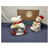Dept 56 Billy Buttons Moose & Snowman