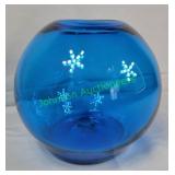 Blenko Sphere Vase 8" with nice Pontil