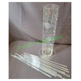 Martini Stirrer Cocktail Muddler w/ 10 stirrers