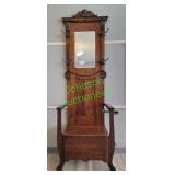 Oak Antq. Quarter Sawn Hall Tree