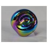 Eickholt signed glass paperweight