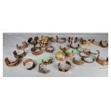 LG Amount of Vintage Copper Bangle Bracelets
