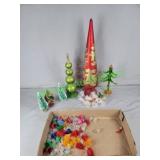 Vintage Christmas with light covers and trees