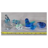 Assorted lot of Bird/Elephant figurines