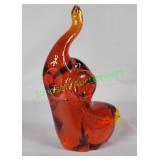 Vintage glass elephant figurine