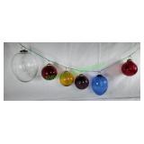 Vintage large Art Glass Ornaments