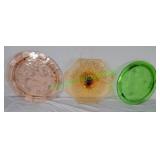 Cake plates, Martinsville, Depression, Jeanette