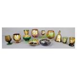 Czech Bohemian glass nice collection