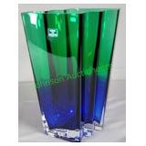 Krosno Poland Deco Glass Vase