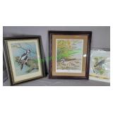 Framed signed prints & signed print