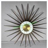 MCM Elgin starburst clock