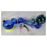 Blue Outdoor Hummingbird Feeds and Waterers