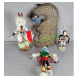 Kachinas & Cicero August Cowichan wall art