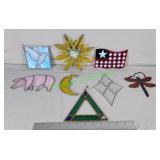 Stained glass dï¿½cor - Small Sun Catchers