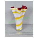 Italian Murano art glass vase