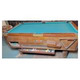 Valley Mfg Sm Pool Table 78" L x 45" W x 34" H