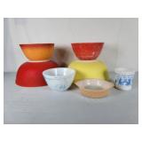 Vintage Fire King and Pyrex Bowls