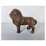 Vintage Cast Iron Lion Bank