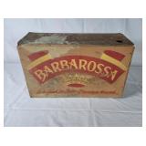 Barbarossa beer case with bottles