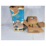 Large wood dominos, Vintage Lincoln logs