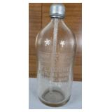 Vintage Rainbow Beverages seltzer bottle