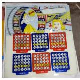 Pinball Backglass Amusement Park with Money Wheel