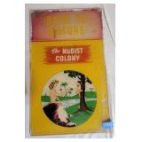 Vintage Back to Nature The Nudist Colony Backglass