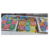 Pinball Backglass: Money Wheel, Tea Cup & Carousel