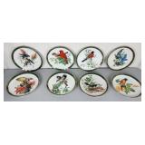 EIGHT Danbury Mint Plates Songbirds (Peterson)