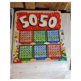 Pinball Backglass 50-50 with paint loss