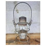 Adams & Westlake Co Railroad Lantern Clear Globe