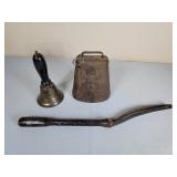 Leather Flog, Cow Bell, School Bell