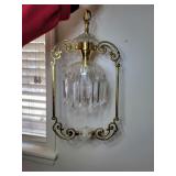 Glass Prism Chandelier 20" H x 10" W