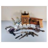 Wood Items Shoe Brush, Dishes Utensils Hand Drill