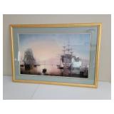 Ship Picture Triple Matted 42" x 29"