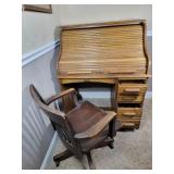 S Roll Top Desk Rowlett Desk Co. & Chair