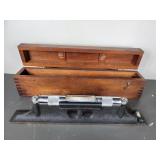 Starrett Machinist Level in Wood Case