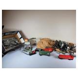 Metal Crane Lionel, Street Lights - Lots of Wire