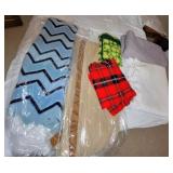 Quilts & Blankets - white & gray quilts